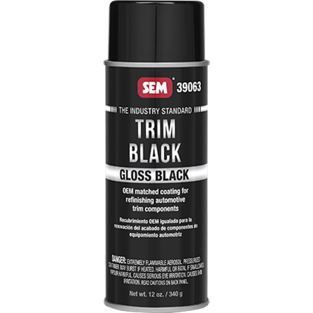 39063 Trim Black Gloss Black