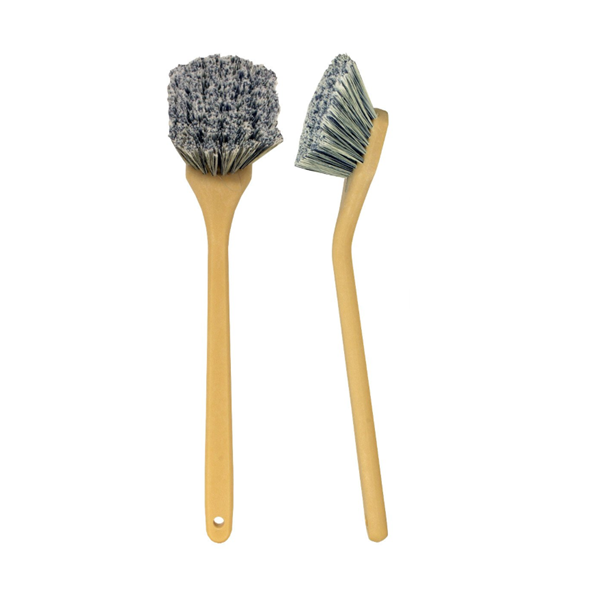 20" Angled Bristles Brush - Salt & Pepper Polystyrene