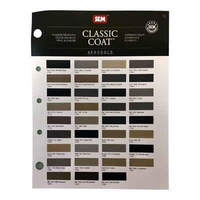 SEM Color Chart