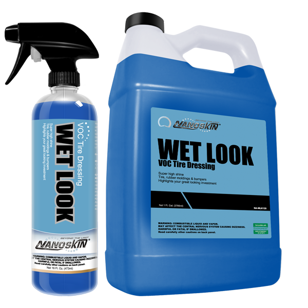 Wet Look VOC Blue Tire Dressing Solvent