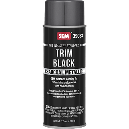 39033 Trim Black Charcoal Metallic