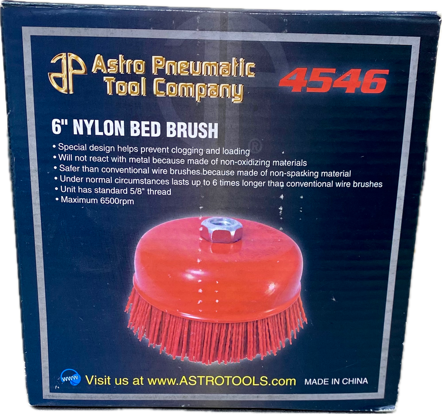 6" Nylon Bed Brush