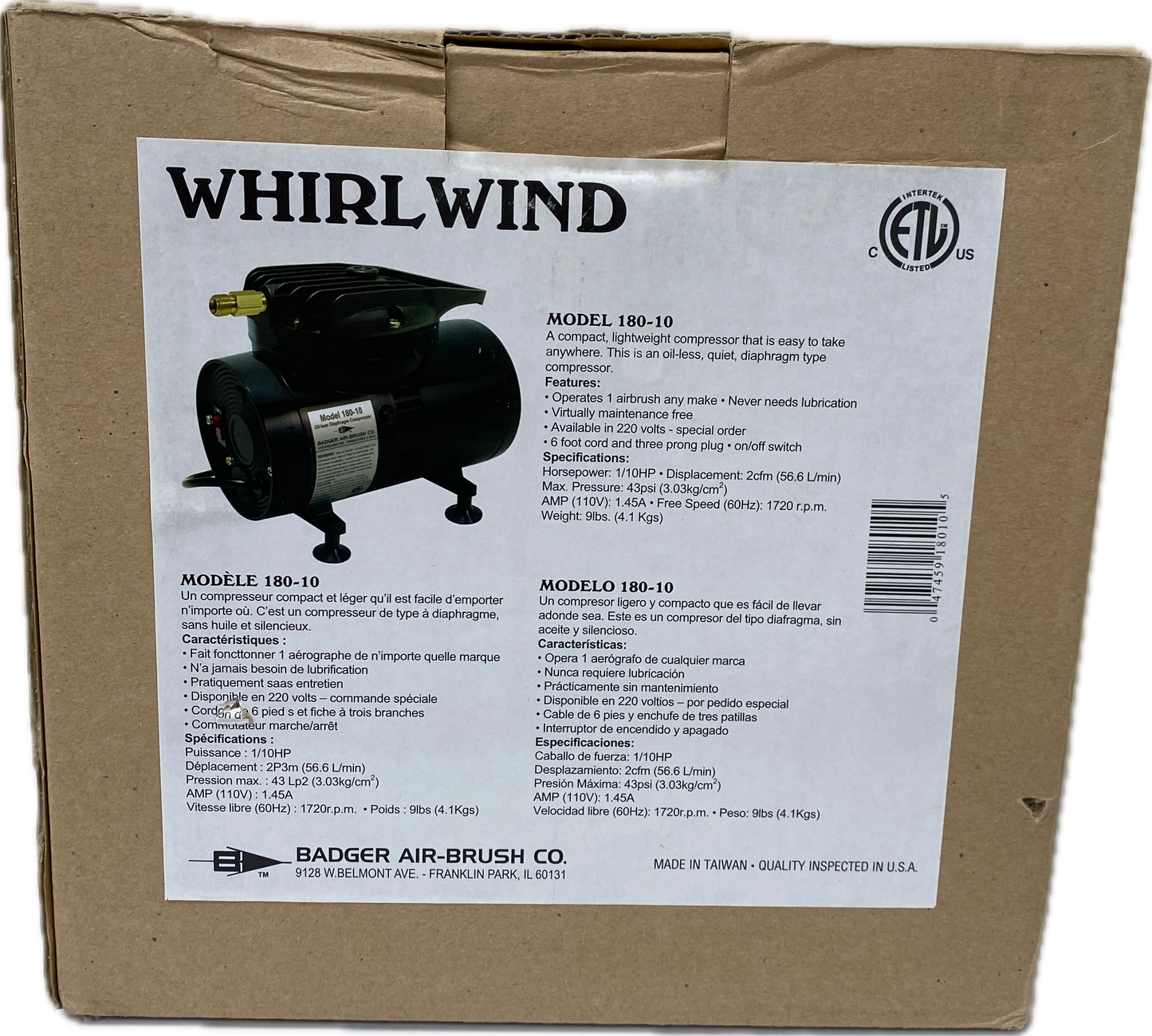 Whirlwind Compressor (180-10)