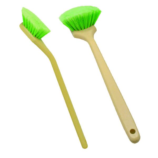 20" Angled Bristles Brush - Green Polystyrene