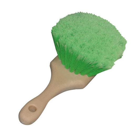 Flagged-Tip Green Polystrene Bristles Brush
