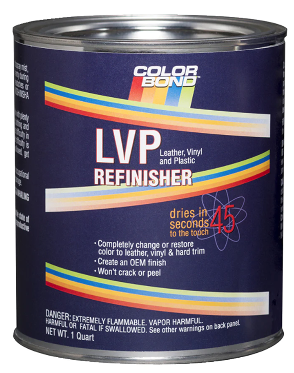 Color Bond Leather, Vinyl and Hard Plastic Refinisher Gallons