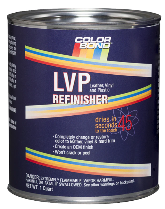 Color Bond Leather, Vinyl and Hard Plastic Refinisher Quarts